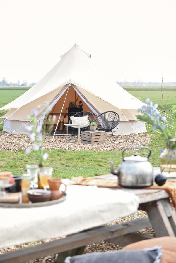 Smuk Lytse Bell Tent Echtenerbrug Exterior foto