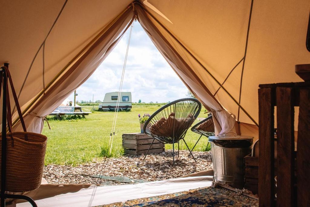 Smuk Lytse Bell Tent Echtenerbrug Exterior foto