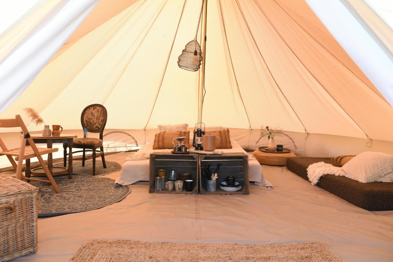 Smuk Lytse Bell Tent Echtenerbrug Exterior foto